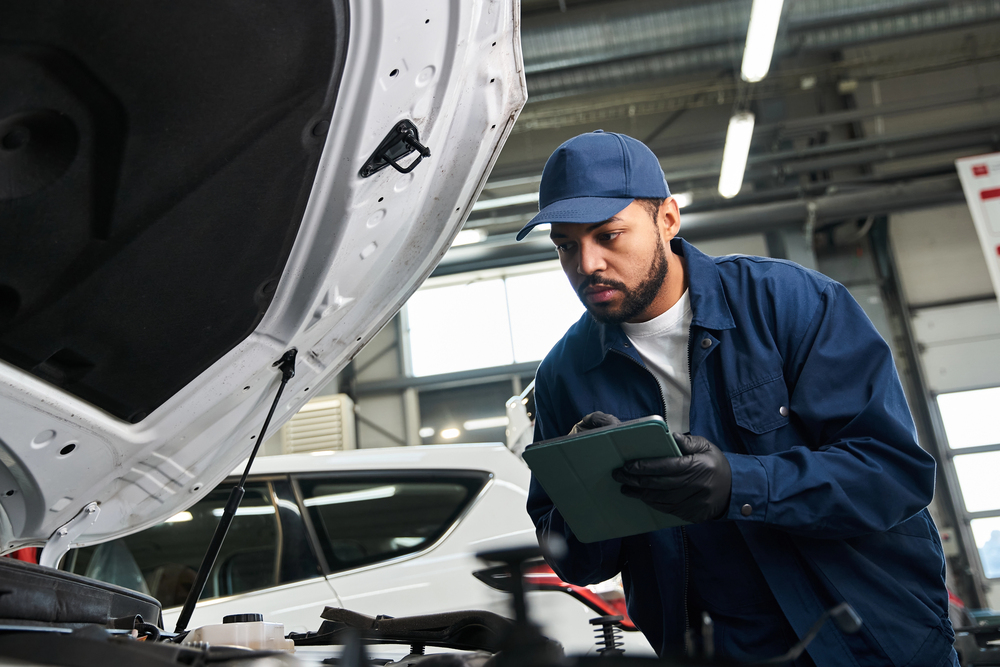 Sichtprüfung am Fahrzeug